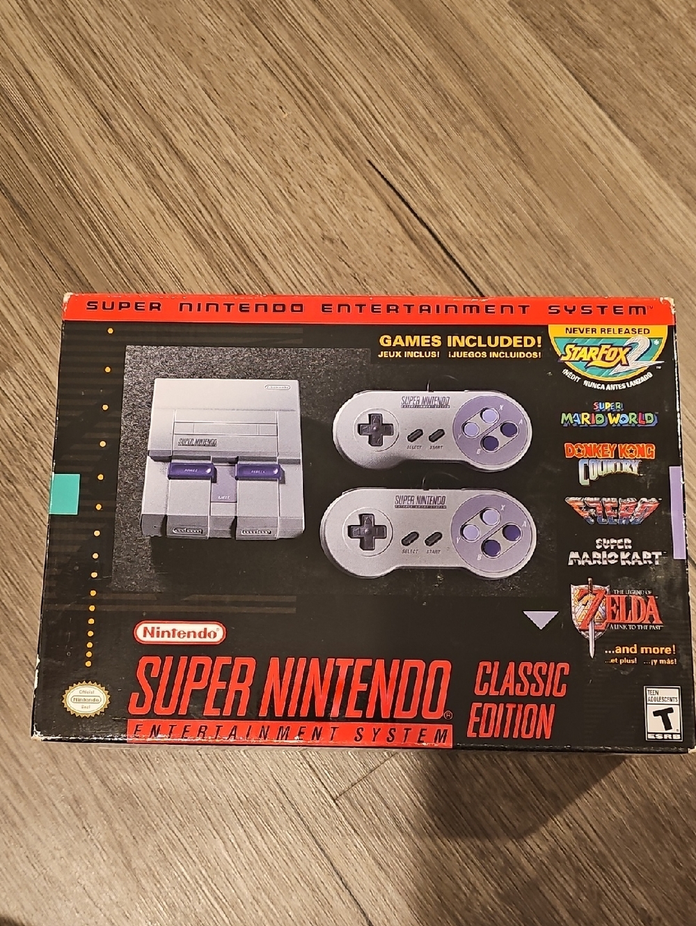 Nintendo Super Nintendo Classic Edition Console - Gray/Purple